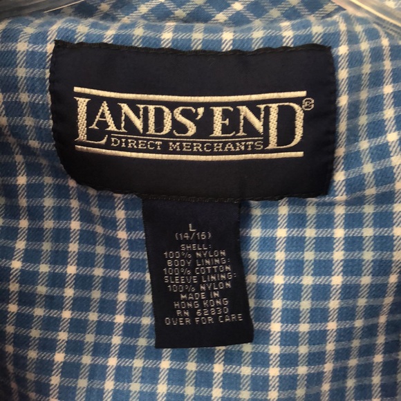 Lands’End Girl’s Light-Weight Jacket - Picture 2 of 4